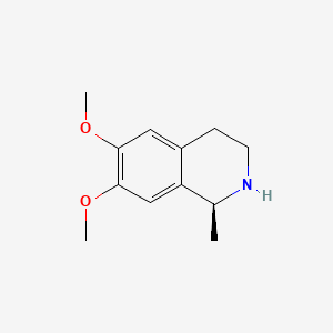 molecular formula C12H17NO2 B1215851 Salsolidine CAS No. 493-48-1