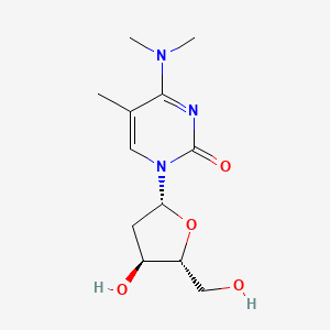 molecular formula C12H19N3O4 B1215856 Cytidine, 2'-deoxy-N,N,5-trimethyl- CAS No. 25406-45-5
