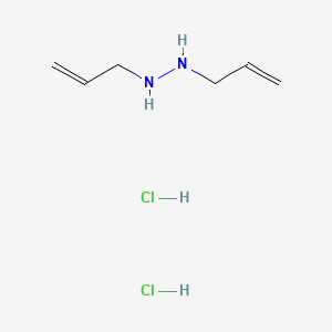 molecular formula C6H14Cl2N2 B1215857 1,2-Diallylhydrazine dihydrochloride CAS No. 26072-78-6