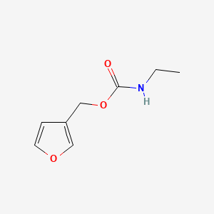 molecular formula C8H11NO3 B1215860 furan-3-ylmethyl N-ethylcarbamate CAS No. 50884-33-8