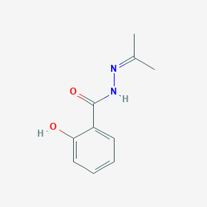 molecular formula C10H12N2O2 B12158674 Acetone salicyloylhydrazone CAS No. 54009-57-3