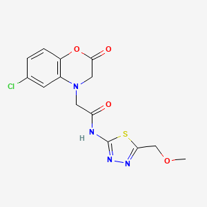 molecular formula C14H13ClN4O4S B12158874 C14H13ClN4O4S 