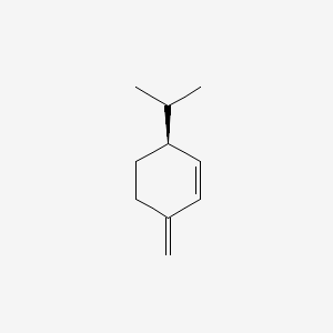 molecular formula C10H16 B1215892 (+)-beta-Phellandrene CAS No. 6153-16-8
