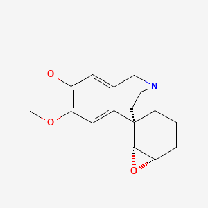 molecular formula C17H21NO3 B1215896 Zephyramine 
