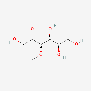 molecular formula C7H14O6 B1215900 3-O-Methyl-D-fructose 