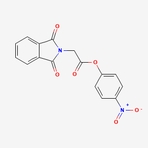 molecular formula C16H10N2O6 B1215910 4-Nitrophenyl phthalimidoacetate CAS No. 21313-49-5