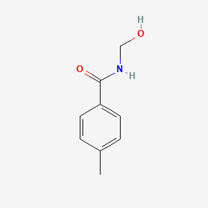 molecular formula C9H11NO2 B12159105 N-(hydroxymethyl)-4-methylbenzamide CAS No. 31220-71-0