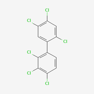 molecular formula C12H4Cl6 B1215911 2,2',3,4,4',5'-Hexachlorobiphenyl CAS No. 35065-28-2