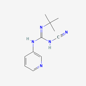 N'-cyano-N-(3-pyridyl)-N''-(t-butyl)guanidine