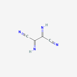 molecular formula C4H2N4 B1215917 Diiminosuccinonitrile CAS No. 28321-79-1