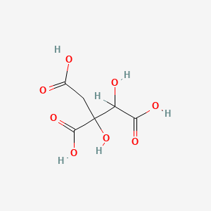 molecular formula C6H8O8 B1215922 (-)-Hydroxycitric acid lactone CAS No. 6205-14-7