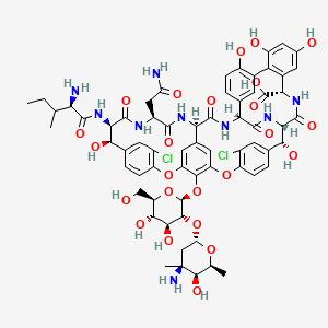 molecular formula C65H73Cl2N9O24 B1215924 Norvancomycin CAS No. 91700-98-0