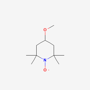 molecular formula C10H20NO2- B1215925 4-Methoxy-2,2,6,6-tetramethyl-1-oxidopiperidine CAS No. 95407-69-5