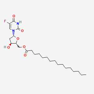molecular formula C25H41FN2O6 B1215929 5'-O-Palmitoyl-5-fluoro-2'-deoxyuridine CAS No. 96733-83-4