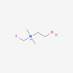 Ethanaminium, N-(fluoromethyl)-2-hydroxy-N,N-dimethyl-