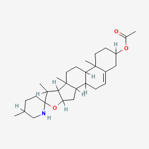 molecular formula C29H45NO3 B1215937 Acetylsolasodine CAS No. 6159-99-5