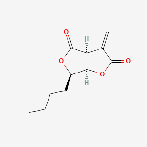 molecular formula C11H14O4 B1215938 Canadensolide CAS No. 20421-31-2