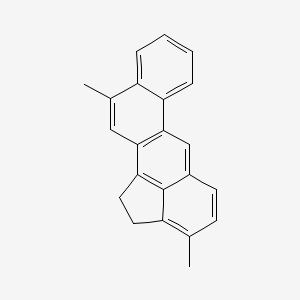 molecular formula C22H18 B1215948 Benz(j)aceanthrylene, 1,2-dihydro-3,11-dimethyl- CAS No. 71765-96-3