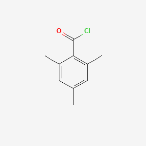 molecular formula C10H11ClO B1215950 2,4,6-Trimethylbenzoyl chloride CAS No. 938-18-1