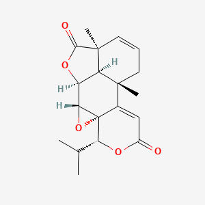 molecular formula C19H22O5 B1215951 Podolide CAS No. 55786-36-2