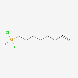 molecular formula C8H15Cl3Si B1215956 7-辛烯基三氯硅烷 CAS No. 52217-52-4