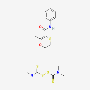 molecular formula C18H25N3O2S5 B1215960 Oxafun CAS No. 37244-87-4