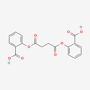 molecular formula C18H14O8 B1215969 Succinyldisalicylic acid CAS No. 578-19-8