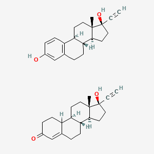 molecular formula C40H50O4 B1215970 Amenorone forte CAS No. 53568-84-6