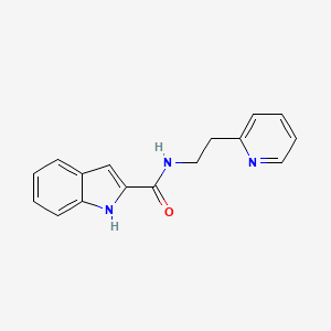 molecular formula C16H15N3O B12159892 N-[2-(pyridin-2-yl)ethyl]-1H-indole-2-carboxamide 