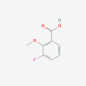 molecular formula C8H7FO3 B012160 3-Fluoro-2-methoxybenzoic acid CAS No. 106428-05-1