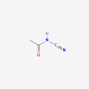 molecular formula C3H4N2O B1216006 N-Acetylcyanamide CAS No. 5634-51-5