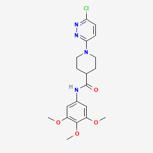 molecular formula C19H23ClN4O4 B12160193 1-(6-chloropyridazin-3-yl)-N-(3,4,5-trimethoxyphenyl)piperidine-4-carboxamide 