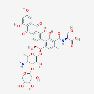 molecular formula C40H44N2O19 B1216024 Pradimicin FA-1 