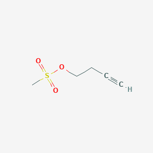 molecular formula C5H8O3S B121603 丁-3-炔-1-基甲磺酸酯 CAS No. 72486-09-0