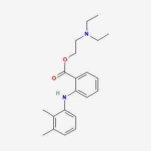 molecular formula C21H28N2O2 B1216038 Diethylaminoethyl 2-[(2,3-dimethylphenyl)amino]benzoate 