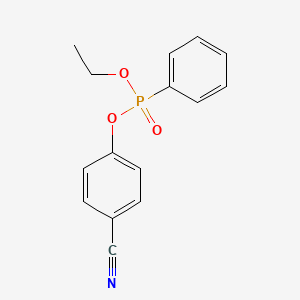 molecular formula C15H14NO3P B1216039 Cyanofenphos oxon CAS No. 62266-03-9