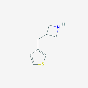 molecular formula C8H11NS B121604 3-(3-Thienylmethyl)azetidine CAS No. 929974-86-7