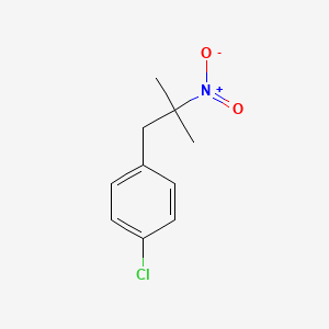 molecular formula C10H12ClNO2 B1216043 Nitrochlorphentermine CAS No. 52497-66-2