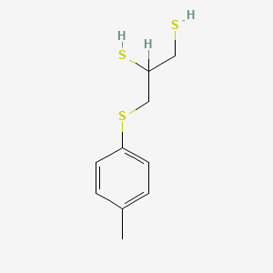molecular formula C10H14S3 B1216046 2,3-Dimercaptopropyl-p-tolylsulfide CAS No. 27292-46-2