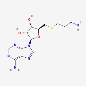 molecular formula C13H20N6O3S B1216048 S-Adenosyl-3-thiopropylamine CAS No. 53186-57-5