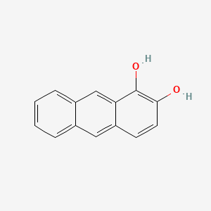 molecular formula C14H10O2 B1216053 1,2-Anthracenediol CAS No. 577-95-7