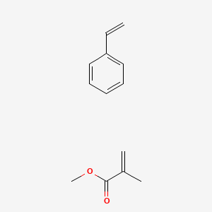 2-Propenoic acid, 2-methyl-, methyl ester, polymer with ethenylbenzene
