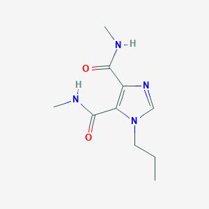 1H-Imidazole-4,5-dicarboxamide, N,N'-dimethyl-1-propyl-