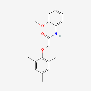 molecular formula C18H21NO3 B12160732 N-(2-methoxyphenyl)-2-(2,4,6-trimethylphenoxy)acetamide CAS No. 431893-43-5