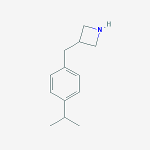 molecular formula C13H19N B121610 3-[(4-Isopropylphenyl)methyl]azetidine CAS No. 937622-20-3