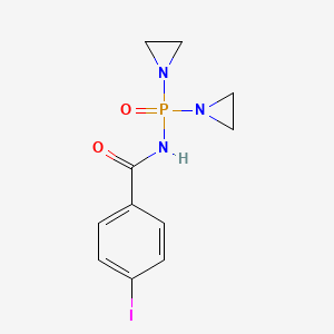 Benzamide, N-(bis(1-aziridinyl)phosphinyl)-p-iodo-