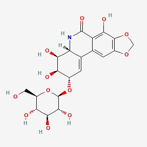 molecular formula C20H23NO12 B1216111 Kalbreclasine CAS No. 98900-01-7