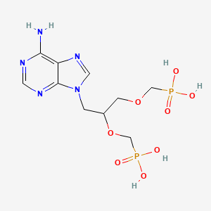 molecular formula C10H17N5O8P2 B1216124 Dpmpa 
