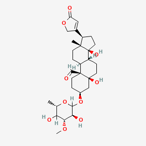 molecular formula C30H44O10 B1216128 Strophanthidin digitaloside CAS No. 65681-32-5