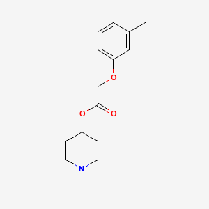 2-(3-Methylphenoxy)acetic acid (1-methyl-4-piperidinyl) ester